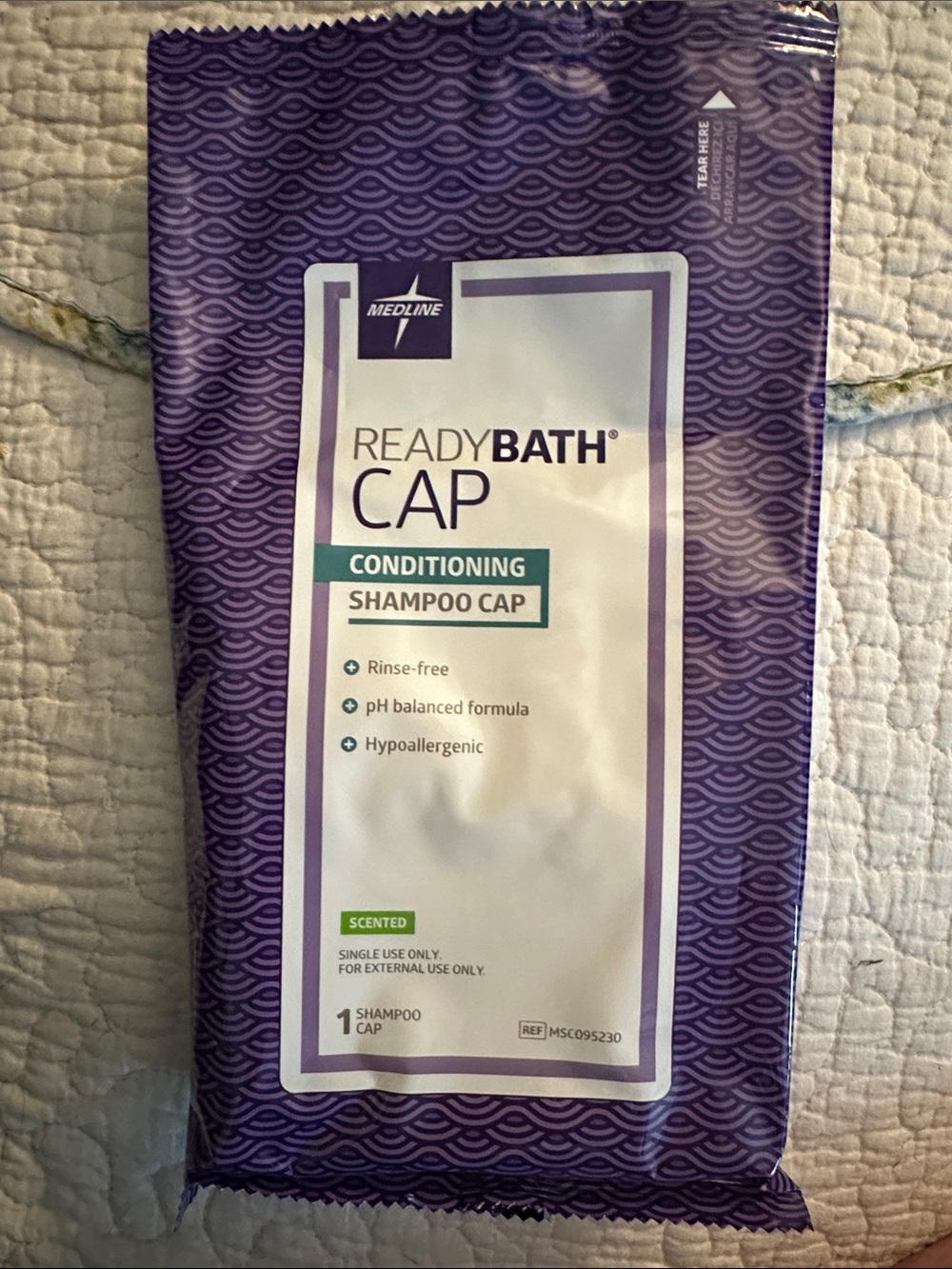 ReadyBath Conditioning Shampoo Cap - Purple Pack